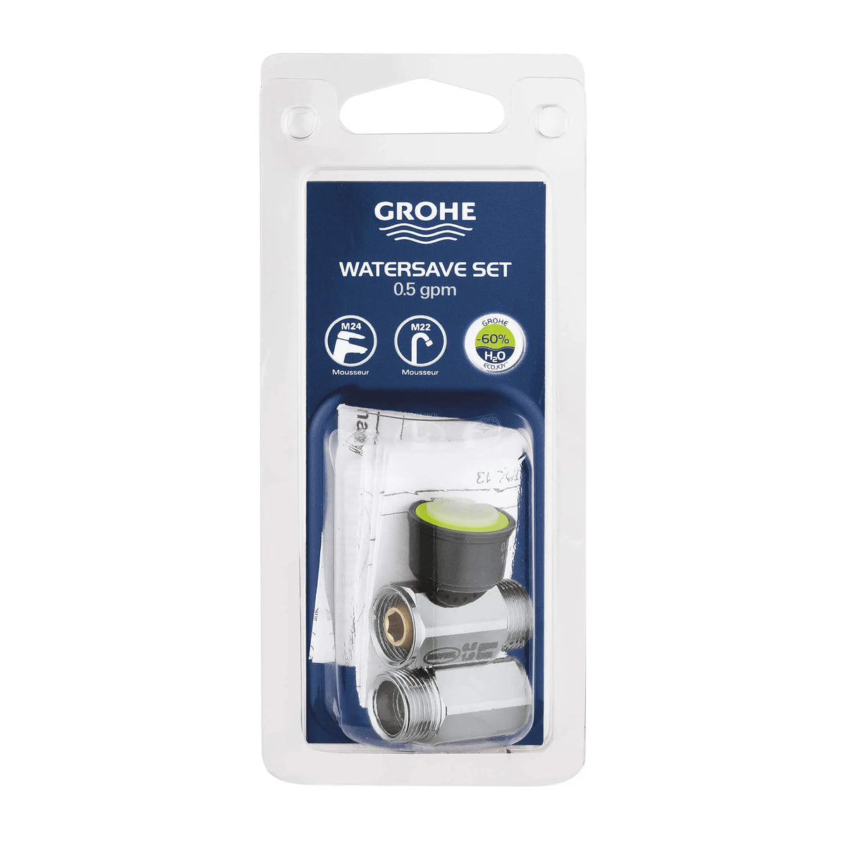 GROHE Watersaving Kit 1.8 L/min (0.5 gpm) - StarLight Chrome