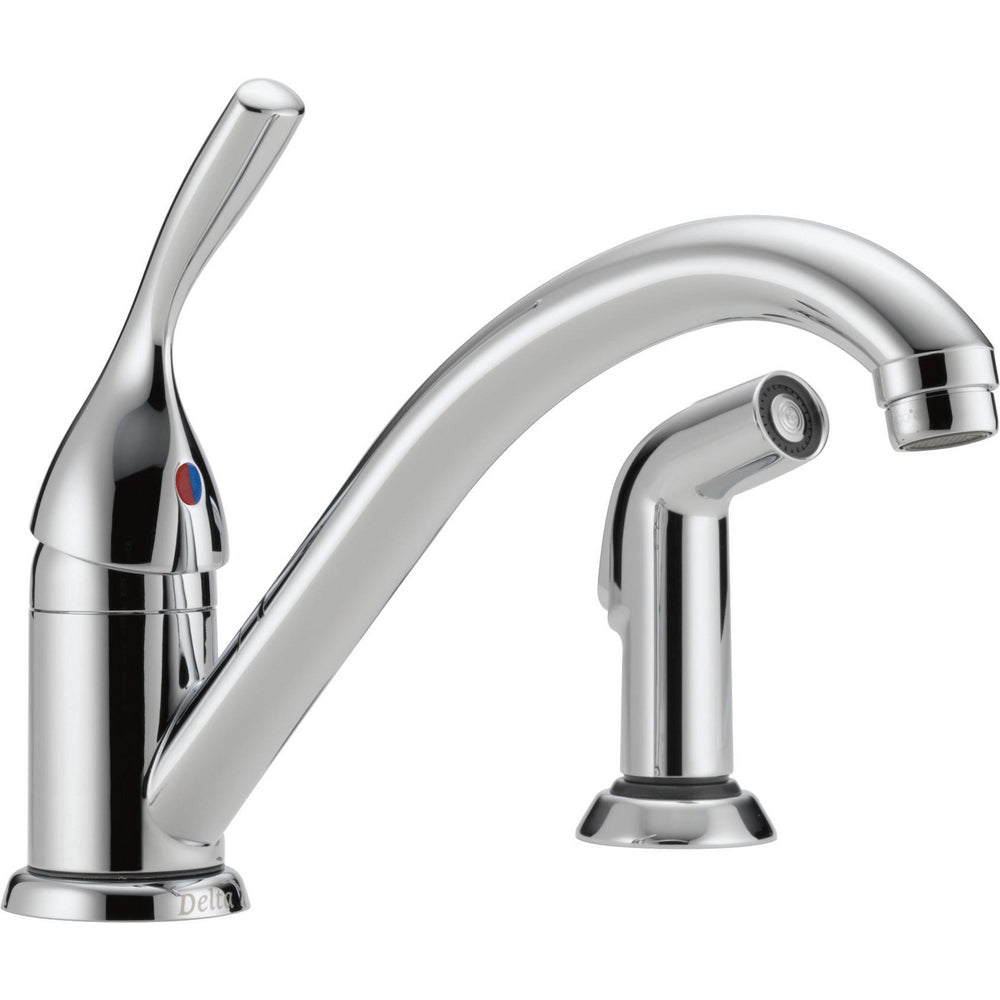 Delta Classic Single Handle Kit Fct With Spray Cr