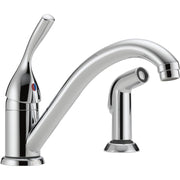 Delta Classic Single Handle Kit Fct With Spray Cr
