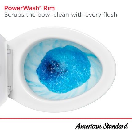 American Standard Colony 3 Two-Piece 1.28 gpf/4.8 Lpf Chair-Height Elongated Toilet Less Seat American Standard