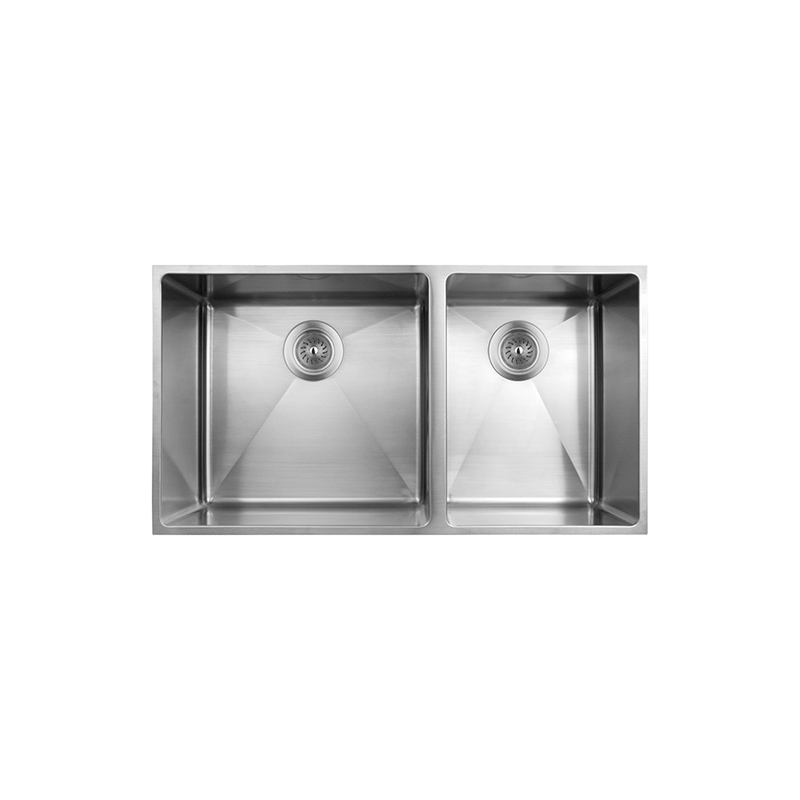 Rubi Merlot Double Undermount Sink 31-1/2" x 17" x 8-5/8" Stainless Steel RME800D