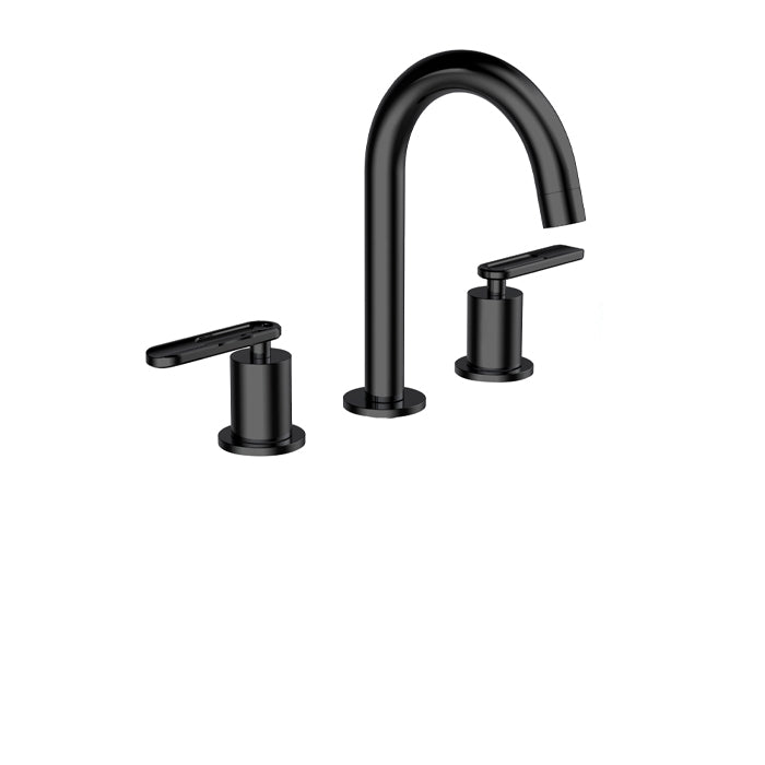 ALT 1840 Widespread Lavatory Faucet 18471 in Electro Black