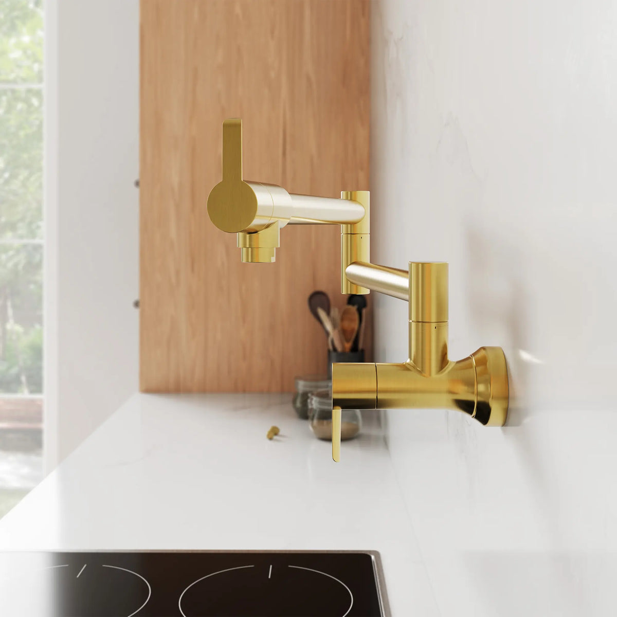 Grohe ZEDRA WALL TAP KITCH  Brushed Cool Sunrise 31075GN2 - Brushed Cool Sunrise