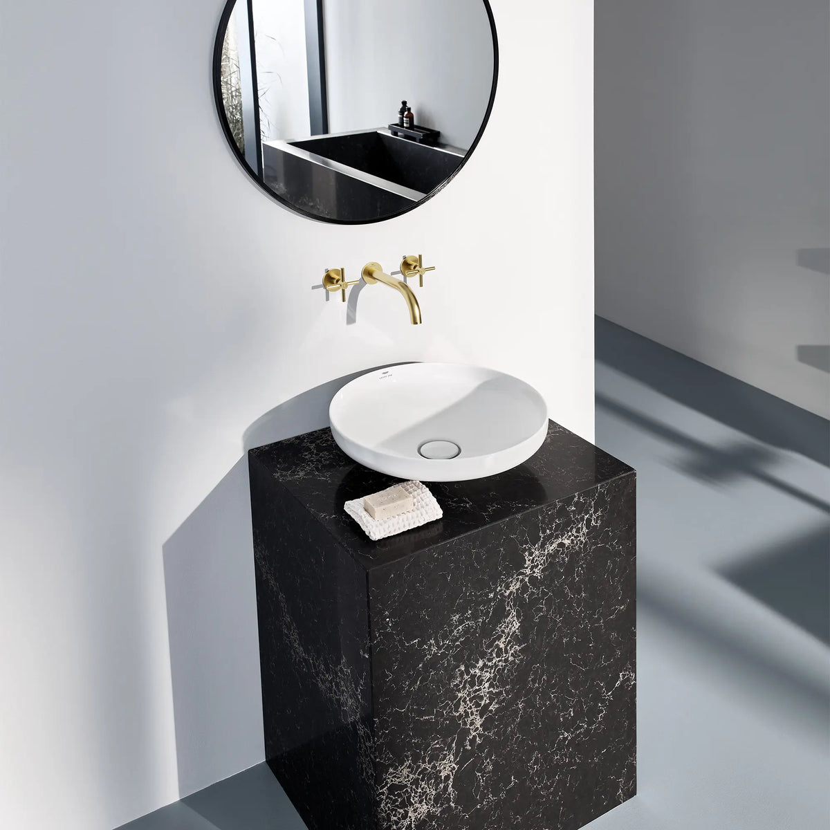 Grohe Atrio Cross Handles Pair of 2 in Brushed Cool Sunrise - Brushed Cool Sunrise