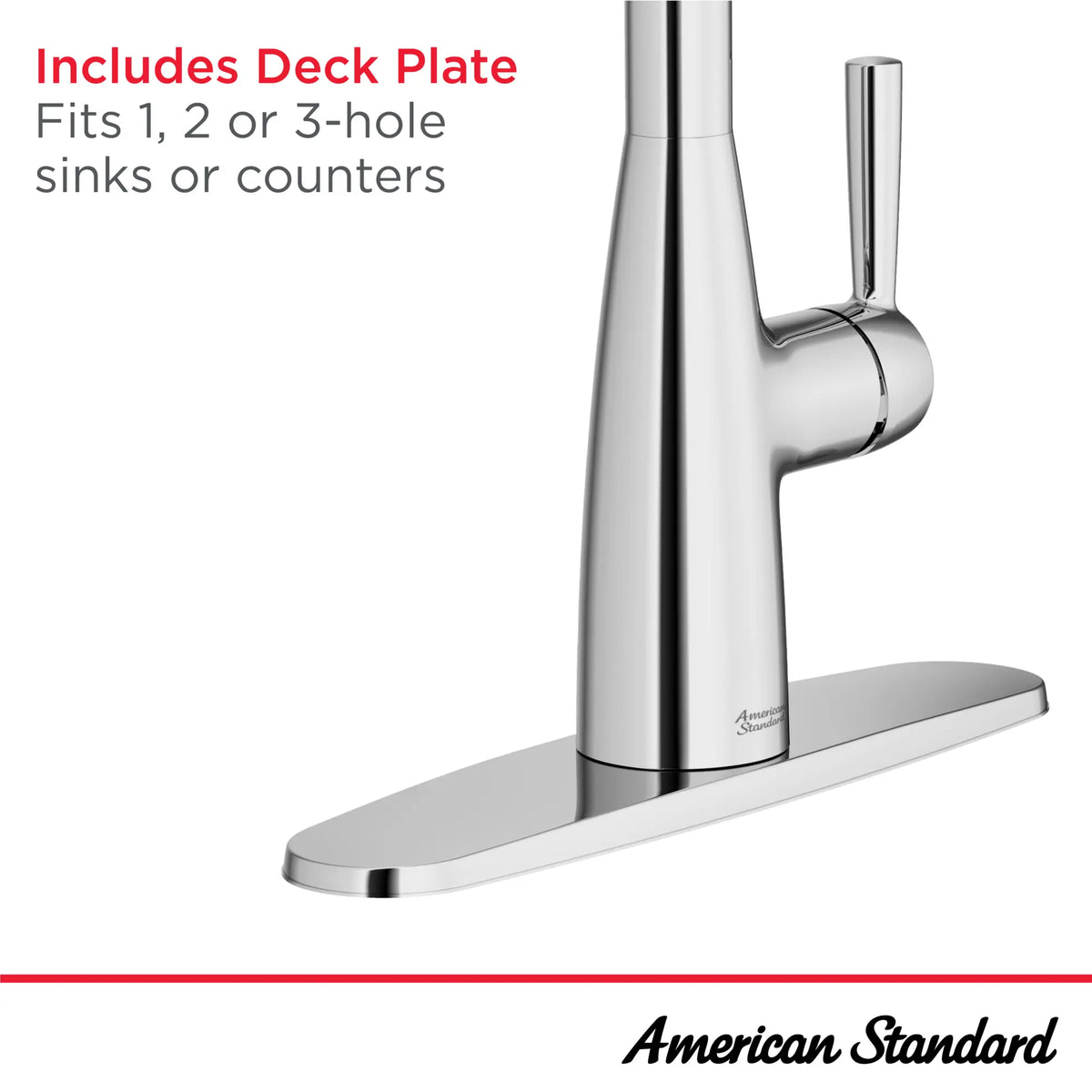 American Standard Fairbury Single-Handle Pull-Down Dual Spray Kitchen Faucet 1.8 GPM with Lever Handle