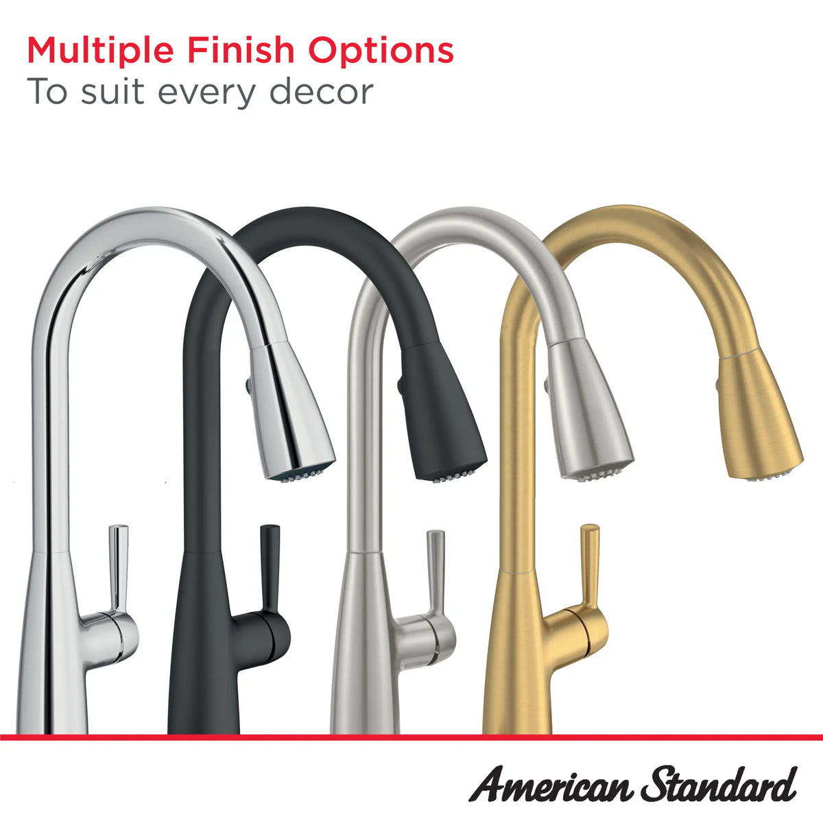 American Standard Fairbury Single-Handle Pull-Down Dual Spray Kitchen Faucet 1.8 GPM with Lever Handle