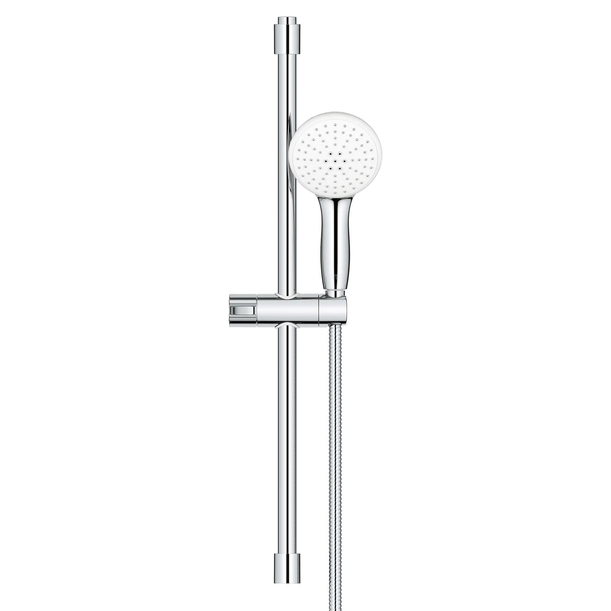GROHE Tempesta Round 110 24" Shower Rail Set, 2-Spray, 1.5 GPM (5.7 L/min) - StarLight Chrome