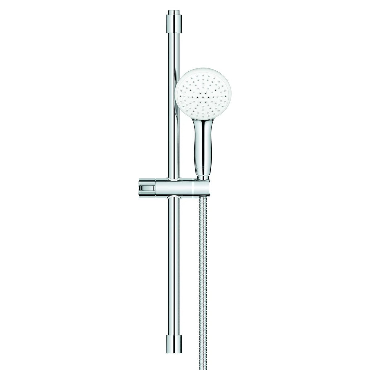 GROHE Tempesta Round 110 24" Shower Rail Set, 2-Spray, 1.5 GPM (5.7 L/min) - StarLight Chrome