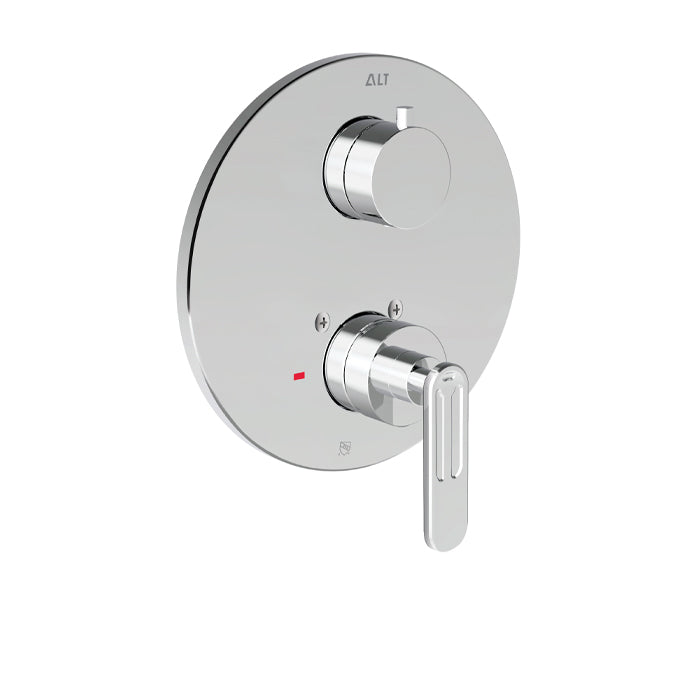 ALT 1840 Trim Set for Uniplex Pressure Balance Valve – 3-Way Diverter – Non-Shared 18823 in Polished Chrome