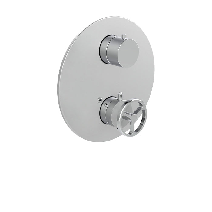 ALT 1840 Trim Set for Uniplex Thermostatic Valve – 2-Way Diverter – Shared 18892 in Polished Chrome