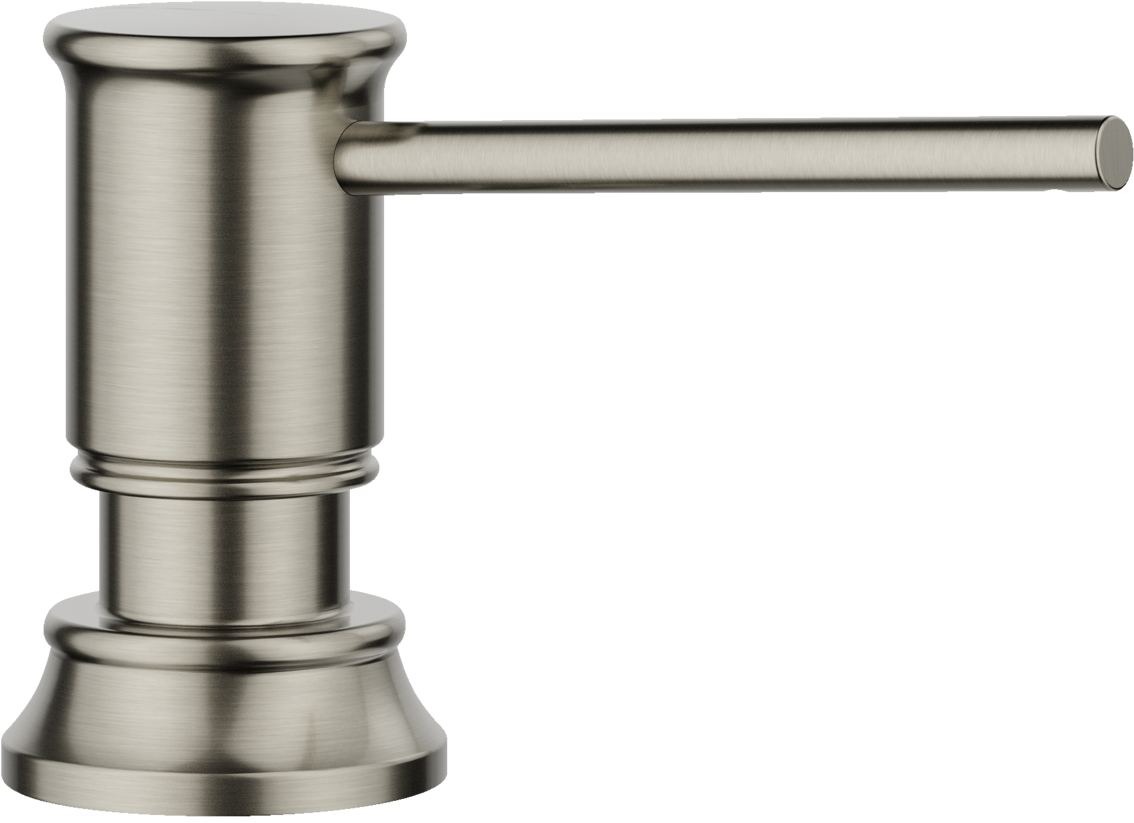 Blanco Empressa soap dispenser in Satin Platinum