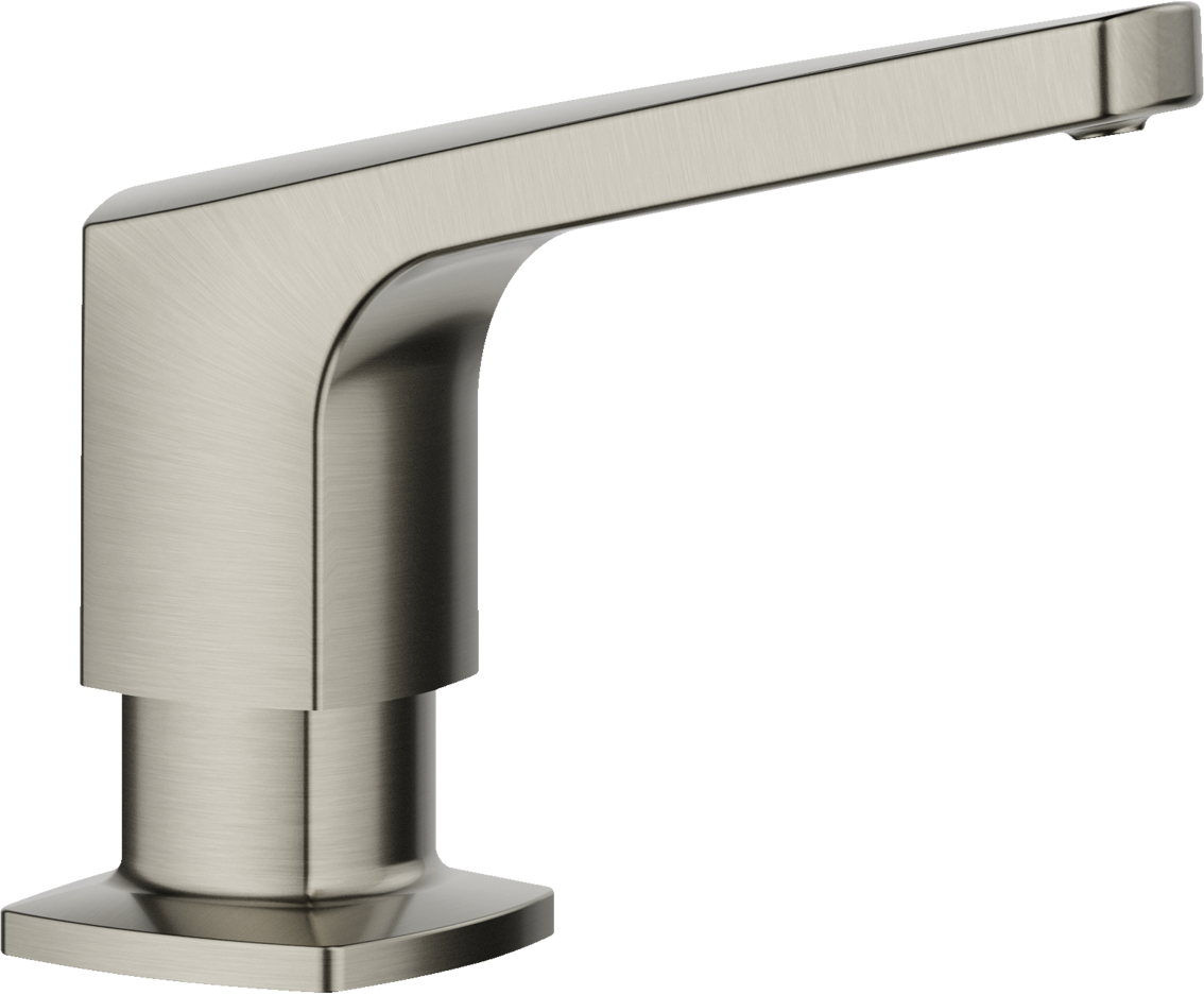 Blanco Rivana soap dispenser in Satin Platinum