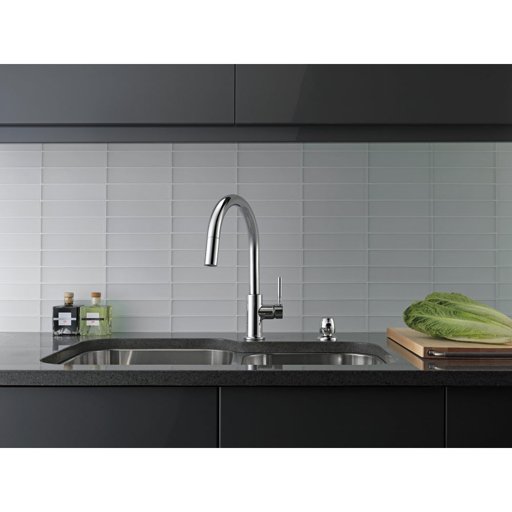 Delta Trask Single Handle Pull-Down Kitchen Faucet With Soap