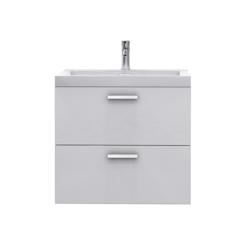 Rubi Arto Matte White Slim Basin/Main Cabinet Kit Gloss RTO580SK2