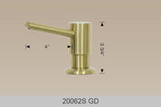 Bosco 20062SGD Soap Dispenser Gold Finish