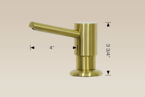 Bosco 20062SGD Soap Dispenser Gold Finish