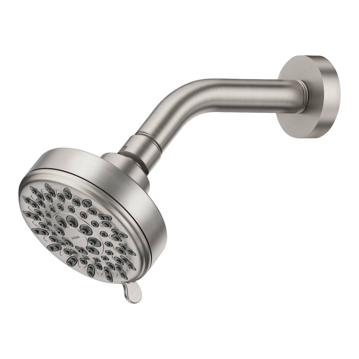 Moen Ignite Five-Function 3 3/4" Diameter Spray Head Wallmount 20090 in Spot Resist Brushed Nickel (20090SRN)