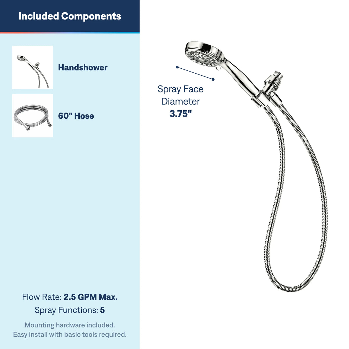 Moen Ignite Handheld Shower 20091 in Chrome (20091) - view 3