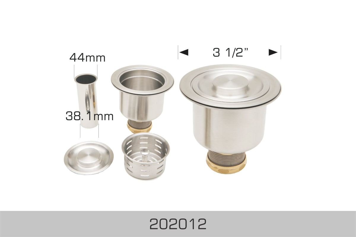 Bosco 202012 Sink Strainer 3 1/2" Diameter