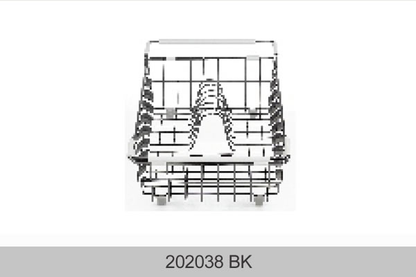 Bosco 202038BK Dish Rack Basket Black Finish