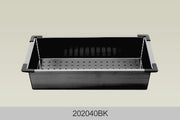 Bosco 202040BK Colander Basket 8" x 17 3/4" x 3 1/2" Black Finish