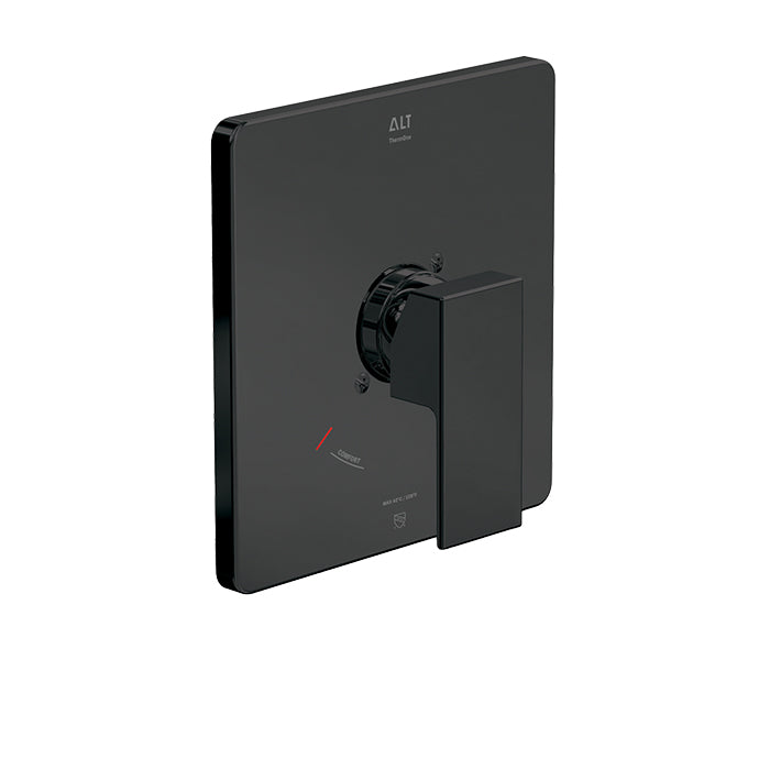 ALT Riga Trim Set for ThermOne Thermostatic Valve 20232 in Electro Black