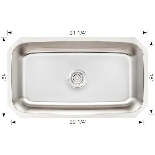 Bosco Super Series Kitchen Sink Stainless Steel 207009B