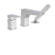 ALT Riga 3-Piece Deckmount Tub Filler with Handshower 20772 in Polished Chrome
