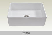 Bosco 209030 29 7/8" x 18" Fireclay Apron Series Apron Kitchen Sink