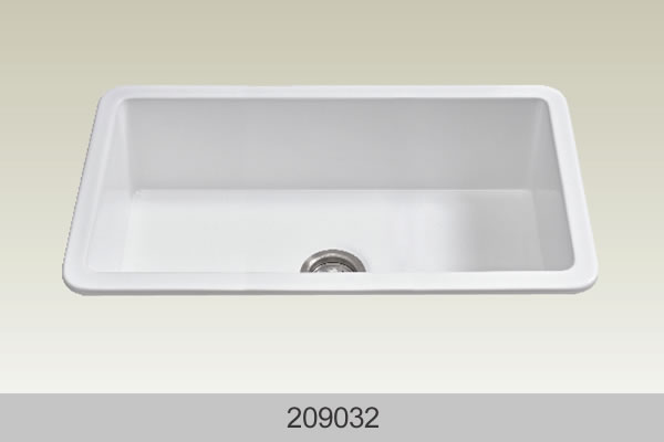 Bosco 209032 32" x 19" Fireclay Apron Series Apron Kitchen Sink