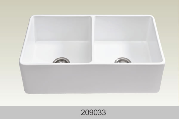 Bosco 209033 32 3/4" x 18" Fireclay Apron Series Apron Kitchen Sink