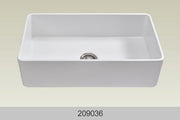 Bosco 209036 35 5/8" x 18" Fireclay Apron Series Apron Kitchen Sink