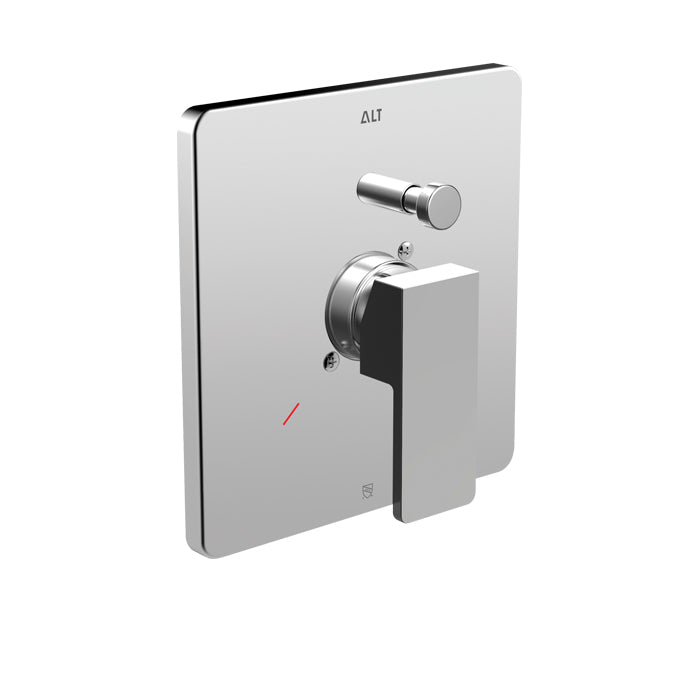ALT Riga Trim Set for Pressure Balance Valve with Diverter 20921 in Polished Chrome