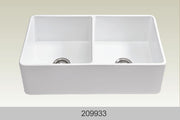 Bosco 209933 32 3/4" x 18" Fireclay Apron Series Apron Kitchen Sink