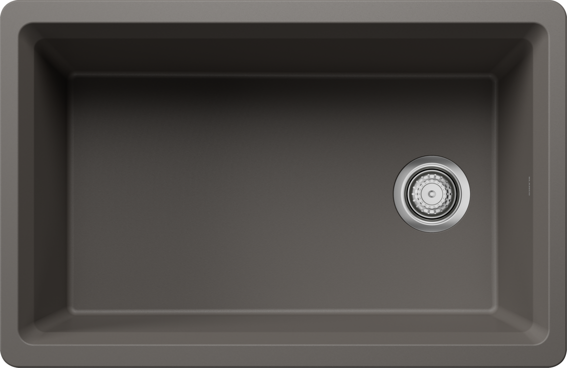 Blanco Inteos 30 Undermount Workstation Sink (Sink Only) in Volcano Gray