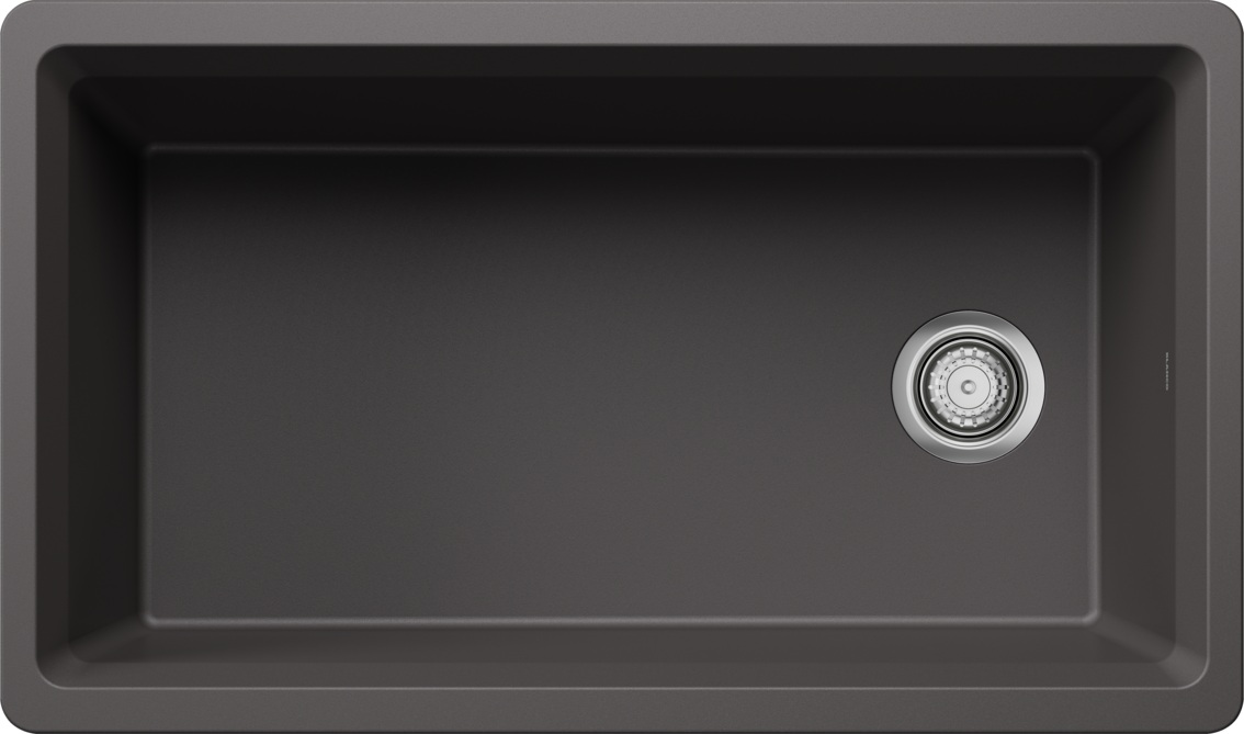 Blanco Inteos 33 Undermount Workstation Sink (Sink Only) in Cinder