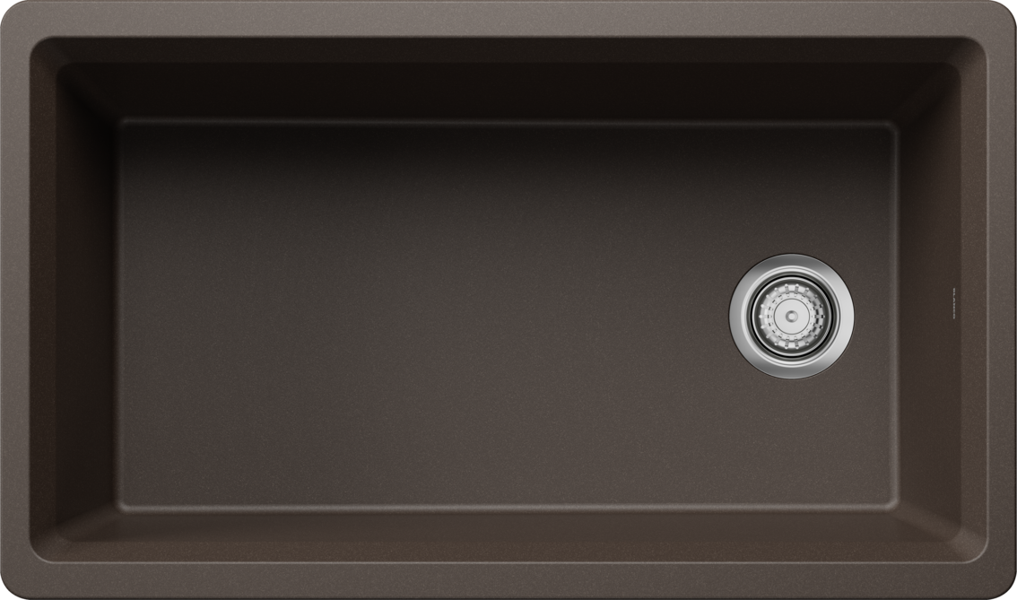Blanco Inteos 33 Undermount Workstation Sink (Sink Only) in Café