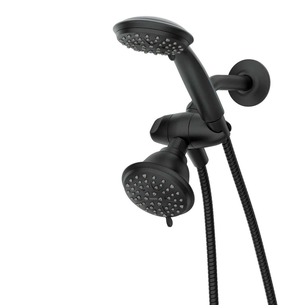 Moen Attune Eight-Function 4.75" Diameter Spray Head Standard with Handshower 218C0 in Matte Black (218C0BL) - view 2