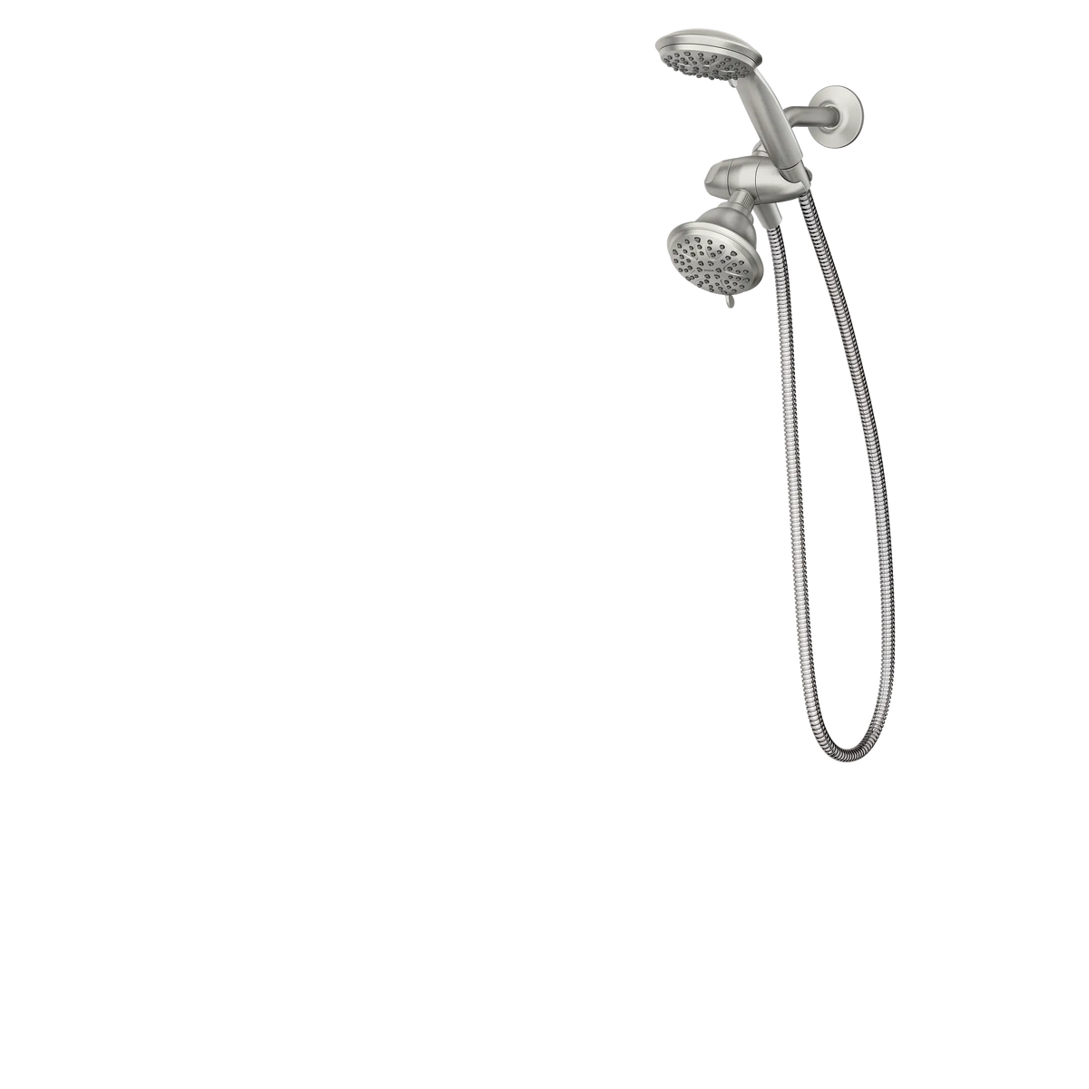 Moen Attune Eight-Function 4.75" Diameter Spray Head Standard with Handshower 218C0 in Spot Resist Brushed Nickel (218C0SRN) - view 6