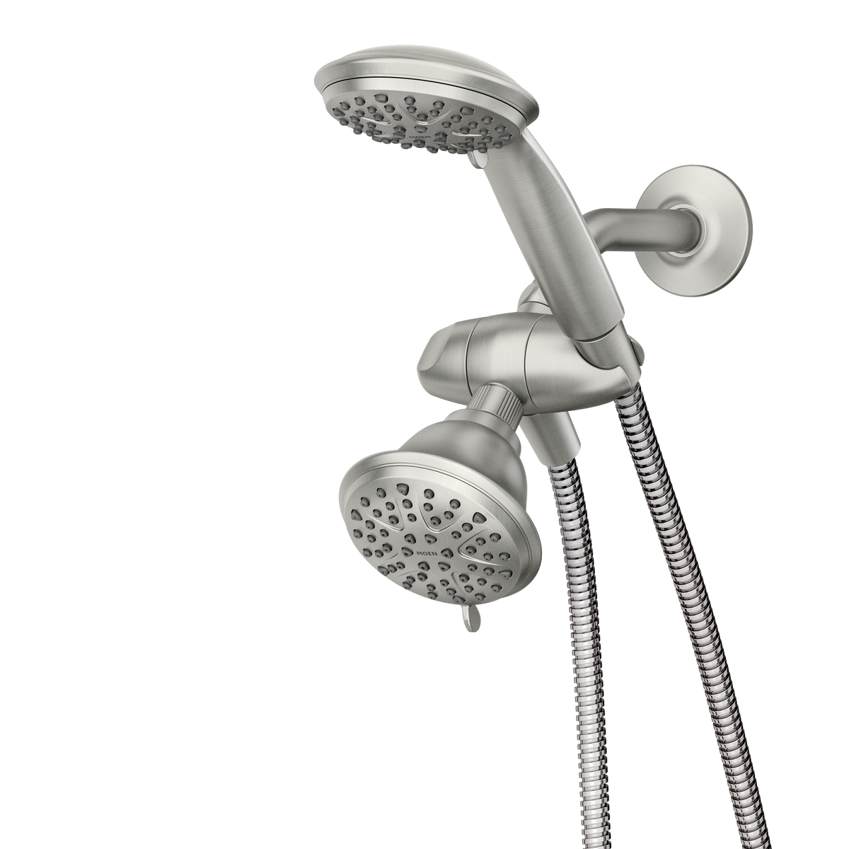 Moen Attune Eight-Function 4.75" Diameter Spray Head Standard with Handshower 218C0 in Spot Resist Brushed Nickel (218C0SRN)