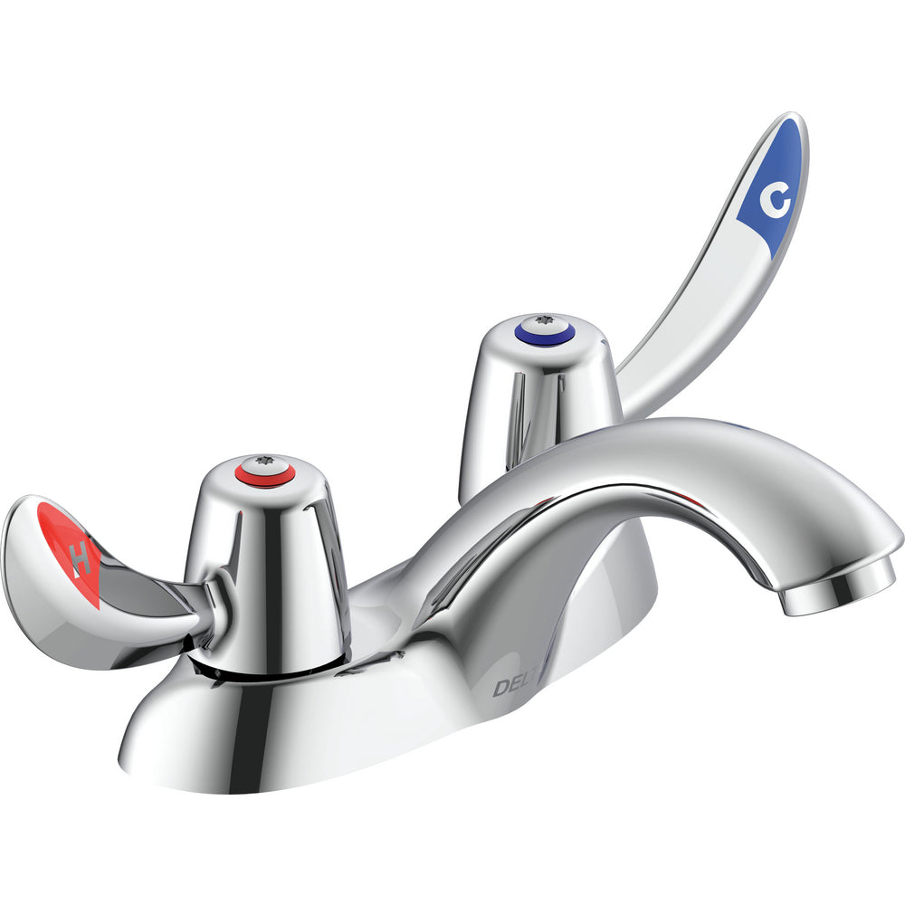 Delta Commercial 21C152-TI Two-Handle Centerset Lavatory Faucet - Chrome