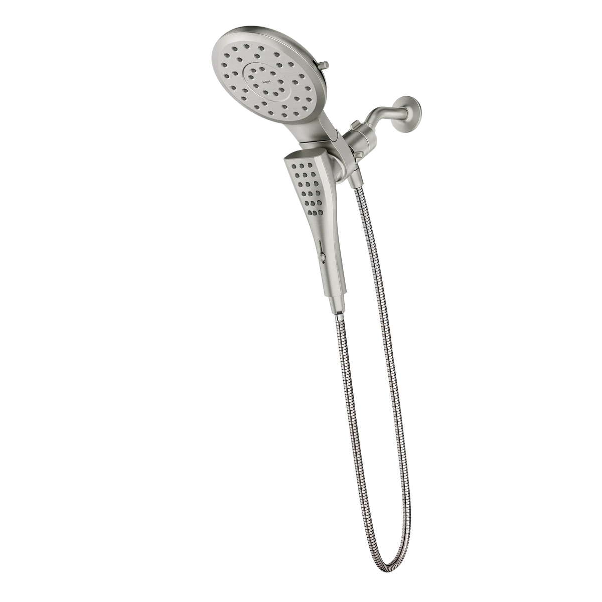 Moen Verso 7" Round Dual Head Combination Shower with Infiniti Dial In 220C3 in Brushed Nickel (220C3BN) - view 8