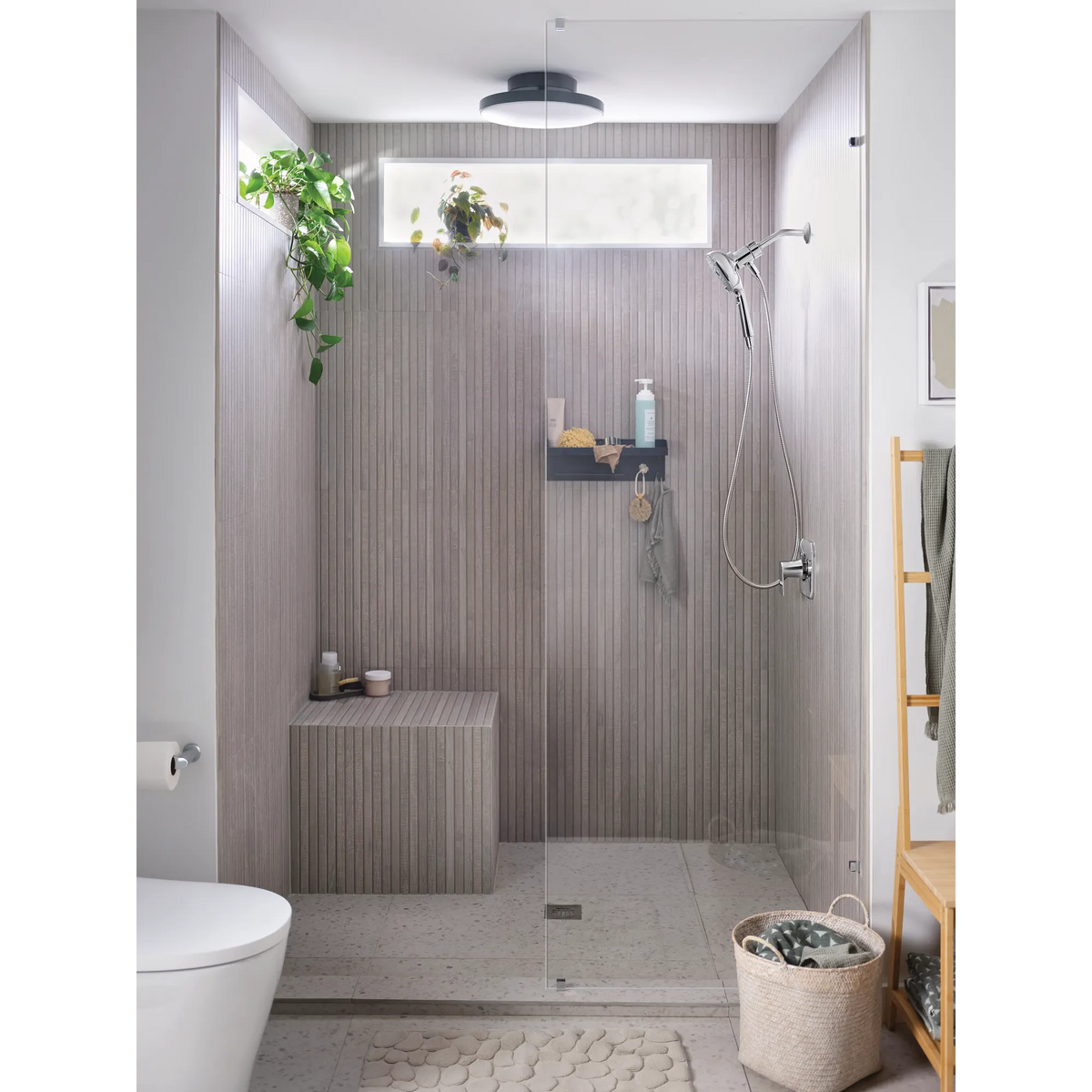 Moen Verso 5" Square Handheld with Infiniti Dial In 220H5 in Chrome (220H5) - view 4