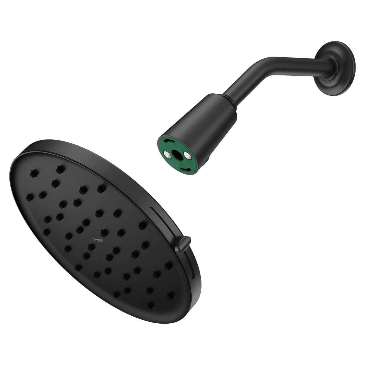 Moen Verso 9" Round Eco-Performance Rainshower with Infiniti Dial In and Magnetix Connection 220R3EP in Matte Black (220R3EPBL) - view 6