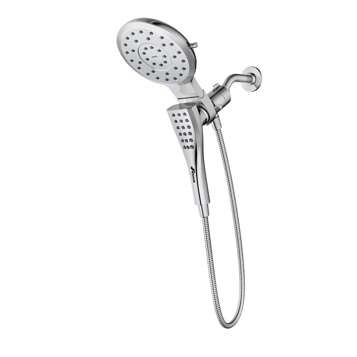 Moen Verso Round Eight-Function Eco-Performance 7" Diameter Spray Head with Handshower 220C2EP in Chrome (220C2EP)