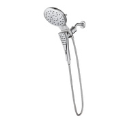 Moen Verso 7" Eco-Performance Round Dual Head Combination Shower with Infiniti Dial In 220C3EP in Chrome (220C3EP)