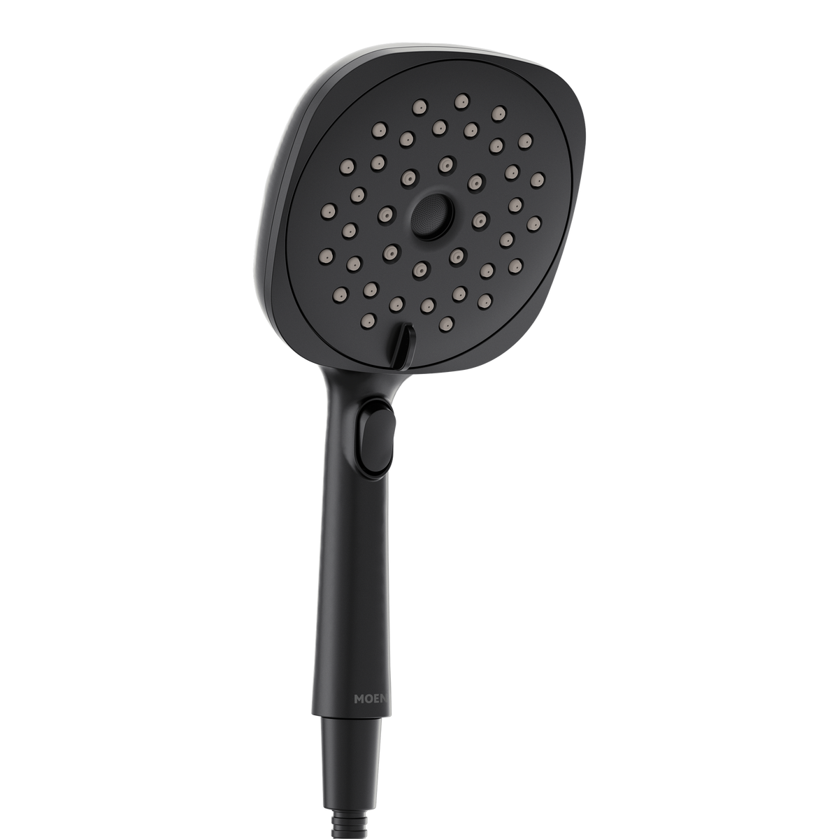 Moen Verso 5" Eco-Performance Square Handheld with Infiniti Dial In 220H5EP in Matte Black (220H5EPBL)