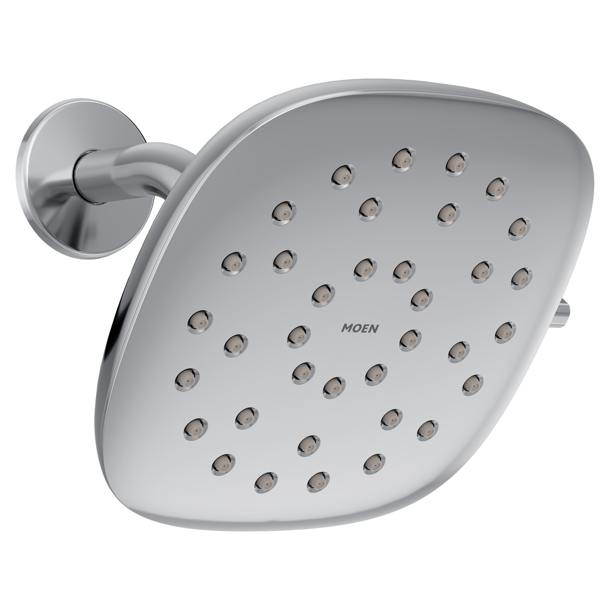 Moen Verso 7" Square Eco-Performance Rainshower with Infiniti Dial In 220R5EP in Chrome (220R5EP)