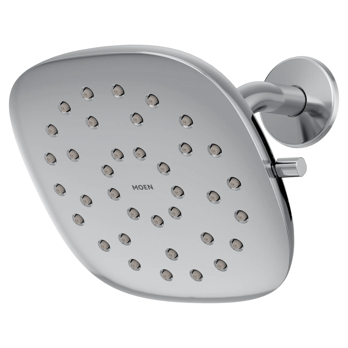 Moen Verso 7" Square Eco-Performance Rainshower with Infiniti Dial In 220R5EP in Chrome (220R5EP) - view 2