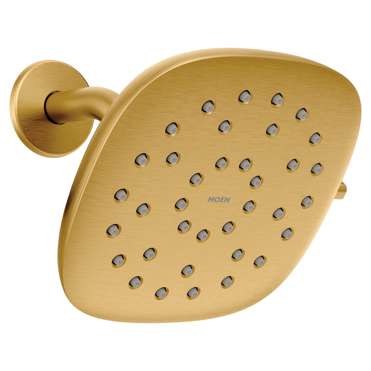 Moen Verso 7" Square Rainshower with Infiniti Dial In 220R5 in Brushed Gold (220R5BG)